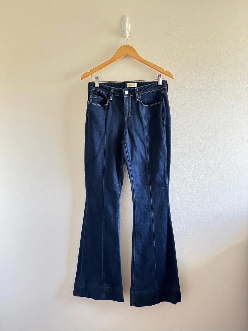 L’agence Lenora Low Rise Dark Wash Koval Jeans size 26 - Picture 4 of 11